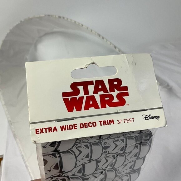 New STAR WARS Extra Wide Border Deco Trim 37ft - Picture 2 of 4